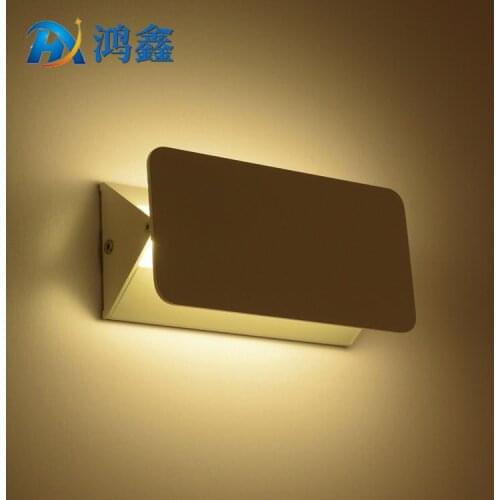 Modern led wood industrial decor wandlamp penteadeira lampada camera espelho living room lamp