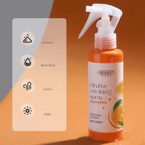 100ml Peeling Spray Natural Orange Fruit Acid Essence Hands Skin Tool Pedicure Foot Dead Body Exfoliator Whiten Care T5i0