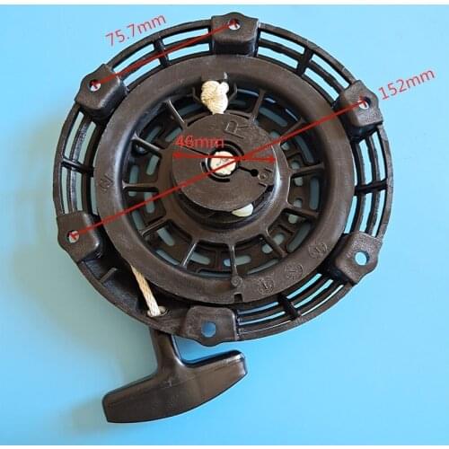 GT400 RECOIL STARTER FOR MITSUBISHI GT240 GM132 MEIKI 4HP ENGINE MBP20G PUMP PULL START PULLY REWIND SPRING GRIP ROPE ASSEMBLY