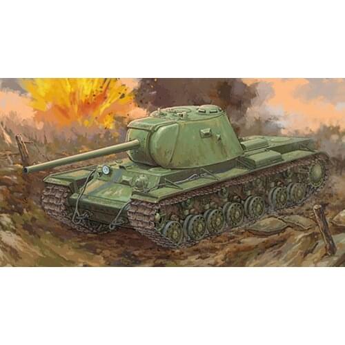 Trumpeter 09544 1/35 E-100 Russian KV-3 Heavy Tank Model Armored Car Plastic TH08011-SMT6
