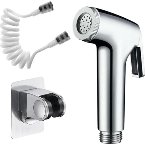 All-in-1 Handheld Bidet Sprayer Kit Toliet Sprayer Kit w/ Holder for Pet Bathing