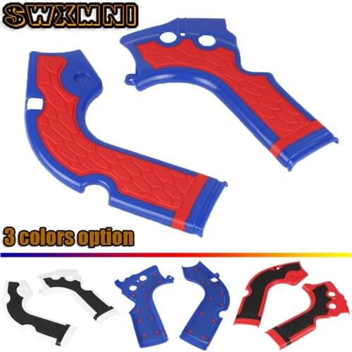 3 Color Motorcycle X-Grip Frame Guard Protection Cover For CRF250R 2014-2016 CRF450R 2013-2016 MX Motocross