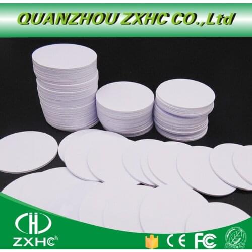 10PCS) Waterproof RFID ISO15693 Icode Slix (Icode-2) 30MM Round Tag