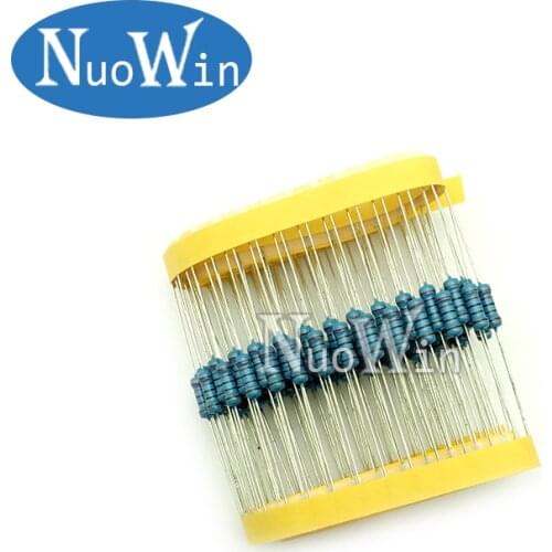 300pcs 1% 1/2W Metal Film Resistor Assorted Kit 1K~820K 30Values*10pcs=300pcs DIP Color ring resistance 10K 100K 20K 330K 470K