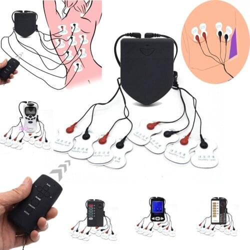Wireless Remote Control Electro Shock Massager Nipple Pad Buttocks Back Therapy Massage Pad For Medical Themed BDSM Sex Toys