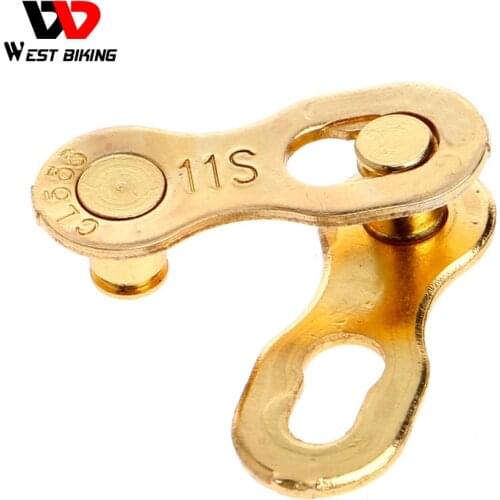WEST BIKING Cycling Chain Connector MTB Quick Link Bike Chain for 6/7/8/9/10/11 Speed Bicycle Chain Master Link Joint Connector
