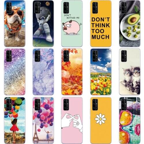For HONOR 30 Case BMH-AN10 Etui Soft Silicon TPU cover for Huawei Honor 30 Pro + coque for Honor30 Pro Plus EBG-AN10 Bumper