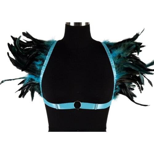 Erotic Lingerie Bdsm Sexy Costumes Womens Underwear Cosplay Wear Stockings Feather Garter Belt Harajuku Body Harness Bondage