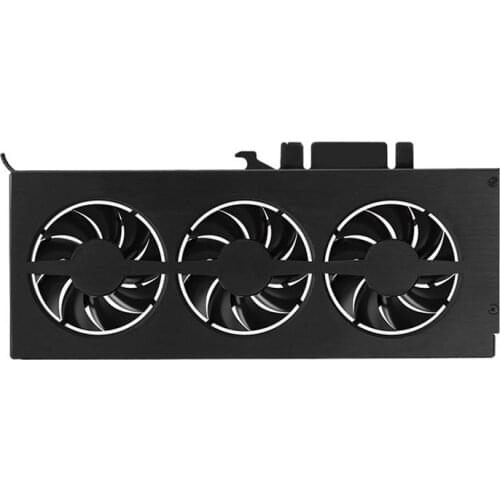 Alloy Graphic Card Cooler Video Card Cooling Fan RGB LED Computer Accessory