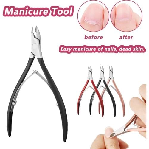 Stainless Steel Nail Art Cuticle Nipper Cutter Clipper Manicure Pedicure Tool