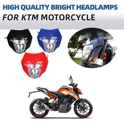 Motorcycle Headlight Headlamp For KTM Headligt EXC XCF SX F SMR Enduro 125 250 300 350 400 Dirt Bike Motocross Supermoto H4 Bulb