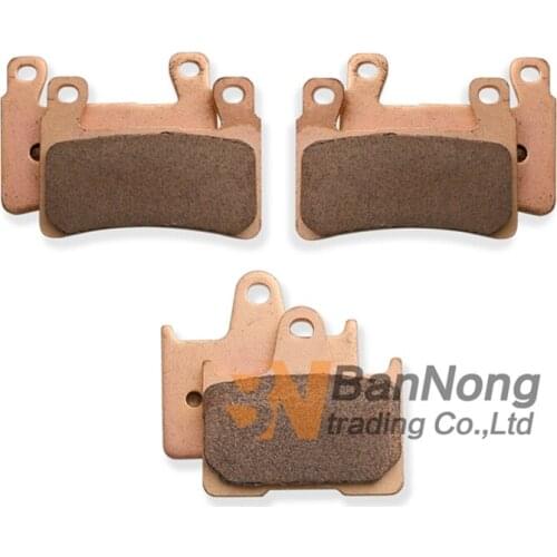 Motorcycle metal sintering brake pads For Honda CB400 CB 400 SFX SFY SF Vtec Superfour 1999-2004 CB 1300 F1 CB1300 2001