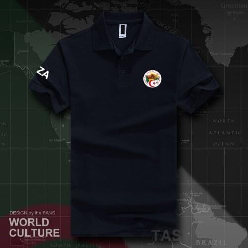 Republic of Algeria Algerian Islam DZA polo shirts men short sleeve white brand printed for country 2018 cotton nation Dzayer 20