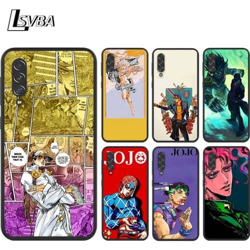 JoJo Bizarre Adventure For Samsung Galaxy A90 A80 A70 S A60 A50S A30 S A40 S A2 A20E A20 S A10S A10 E Black Soft Phone Case