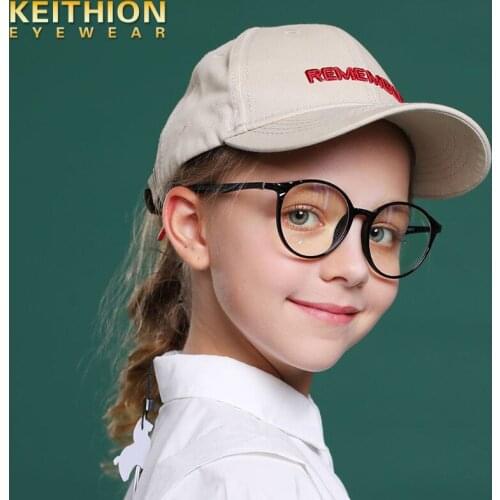KEITHION Kids Blue Light Blocking Glasses, Computer Gaming TV Glasses for Boys Girls Age 5-12 Anti Glare Eyestrain