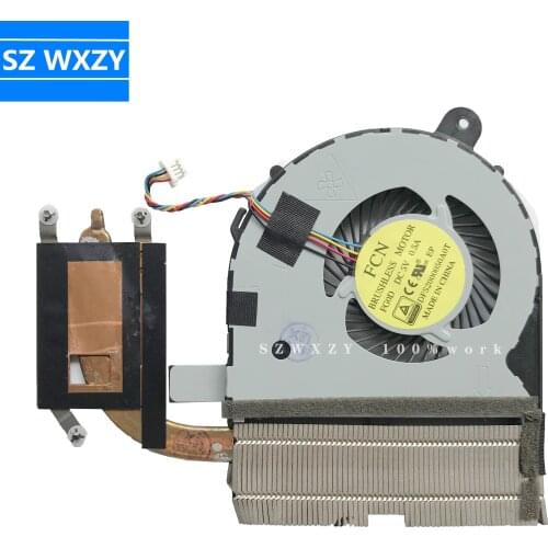 Original For ACER Aspire V3-371 V3-371G Laptop Radiator Heatsink FAN 460.03302.0001 DFS2000050A0T 100% Tested Fast Ship