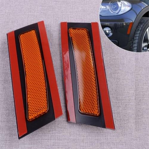 CITALL 63217162547 63217162548 2Pcs/Set Car Front Bumper Side Marker Light Reflector Fit For BMW X5 E70 2007 2008 2009 2010