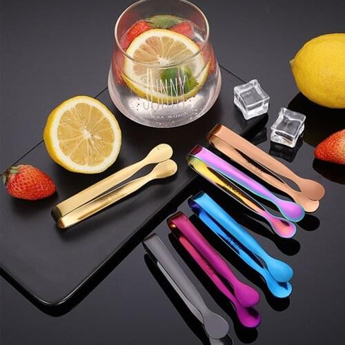 Multicolor Kitchen Accessories Bar Cube Sugar Bread Food BBQ Clip Ice Tong Barbecue Clip Ice Clamp Tool