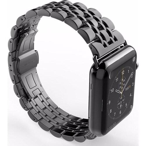 Stainless Steel Strap for Apple Watch Band 44mm 40mm iwatch band 42mm 38mm Link Bracelet Correa apple watch Series 2 3 4 5 se 6