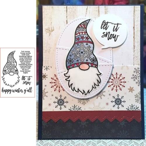 Christmas Santa Clear Stamps for Scrapbooking Card Making Silicone Craft Stamps Transparent New 2019