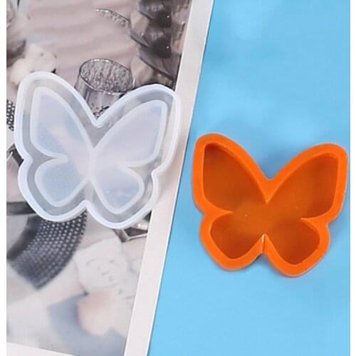 Creative Butterfly Box Resin Mold Keychains Jewelry Pendant Storage Box Mould Home Handmade Jewelry Accessories Mold Crafts