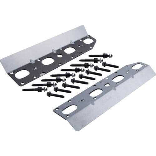 1 Set EXHAUST MANIFOLD GASKET SET + BOLT, STUDS & NUTS Fit 2009 - 2018 for Dodge 5.7L Left, Right Direct Replacement 68045559AB