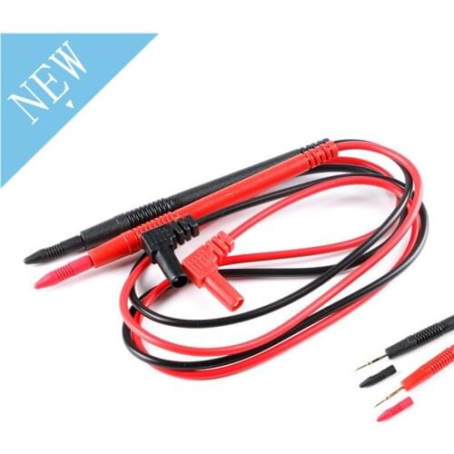 1 Pair Universal Probe Test Leads Pin for Digital Multimeter Needle Tip Meter Multi Meter Tester Lead Probe Wire Pen Cable W13