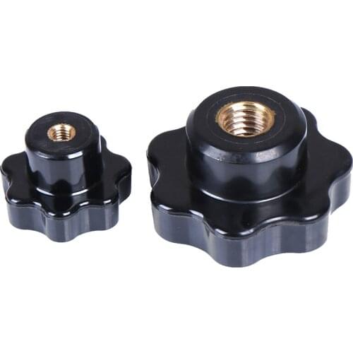 1PCS M5/M6/M8 Female Thread Star Shaped Head Clamping Nuts Knob For Industry Equipment