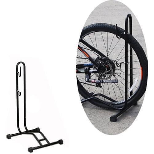 1PC Heavy L-Type Bicycle Coated Steel Display Floor Rack Mountain Bike Rack Parking Holder Bike Repair Stand Accessories
