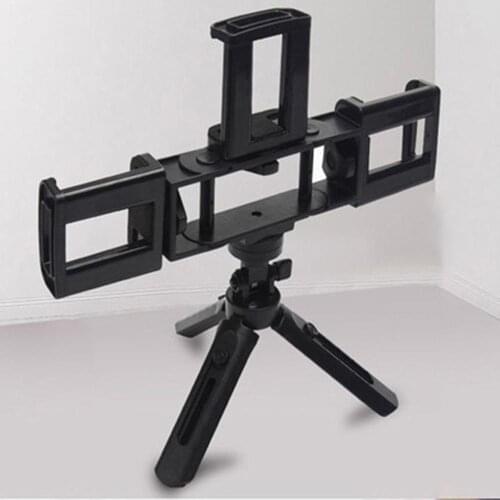 2020 Monopod Triple Multi-Function Live Broadcast Extension Holder Smartphone Camera Holder For Tripod Camera Tripod For Cam