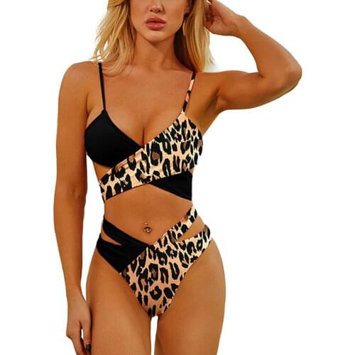 2021 Summer Sexy Women High Waist Bikini Swimsuit Swimwear Female Bandeau Thong Brazilian Biquini Bikini Set Bathing Suit Bather