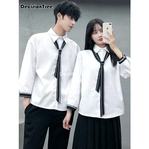 2021 japanese style student girls school uniform sailor tanks+pleated skirt set woman cosplay costumes sexy jk school uniform