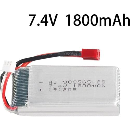 7.4V 1800Mah Li-po battery for wltoys L959 L969 L979 L202 L212 1/12 2.4G RC truck RC car WL912 RC boat