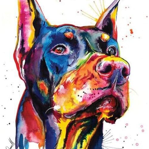 DIY 5D Diamond Painting Animal Dog Full Square/Round Diamond Embroidery Cross Stitch Mosaic home Decor