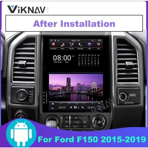Car Multimedia Player for Ford f150 2015-2019 Android Radio Stereo Receiver Head Unit GPS Navigation Vertical Screen 2din