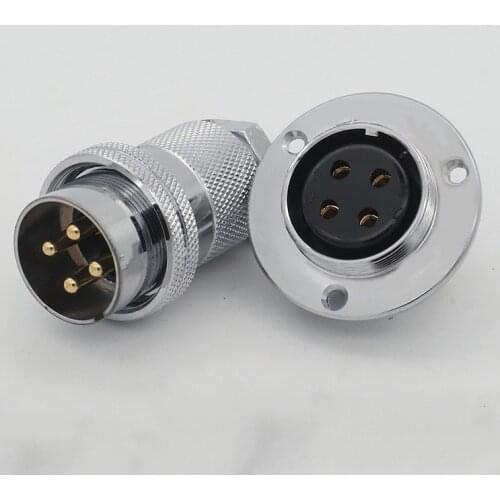 ZHQCN DF30 30MM Automotive Power Connector 2 4 5 6 7 8 10 Pin Waterproof Bulkhead Adapter Industrial LED Male Plug Female Socket