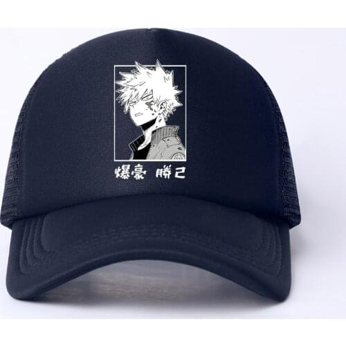 2021 Anime My Hero Academia Green Valley Baseball Cap Mens Womens Hip-hop Dad Mesh Hat Trucker Hat Summer Fashion Cap Dad Hat