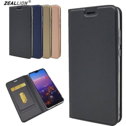 ZEALLION For Huawei P8 P9 P10 P20 P30 P40 Pro Lite Mate 9 10 20 Pro Nova 2i Magnetic PU Leather Card Slot Flip Stand Case Cover