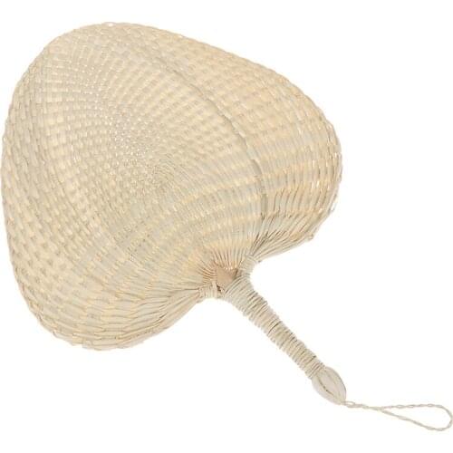 Decorative Hand Fan Straw Hand-woven Wedding Souvenir Handheld Mini Home Bamboo Dance Portable Gift Party Wedding Supplies