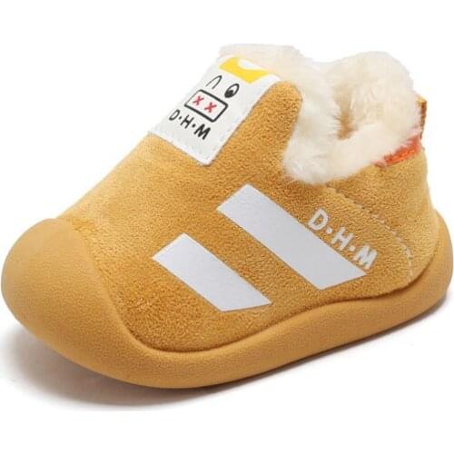 Childrens Shoes Snow Boots Unisex 2020 New Winter Boys Thick Plush Shoes Solid Girls Warm Shoes Kids Short Martin Boots Student