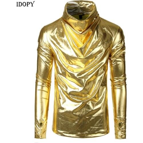 Idopy Men's Long T-shirts
