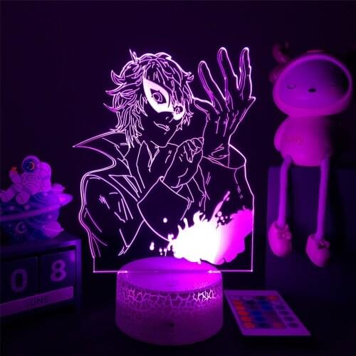 Game 3D Lamp Persona 5 Led Night Light for Gamer Bedroom Decor Nightlight Birthday Gift Gadget Room Table Lamp Persona 5