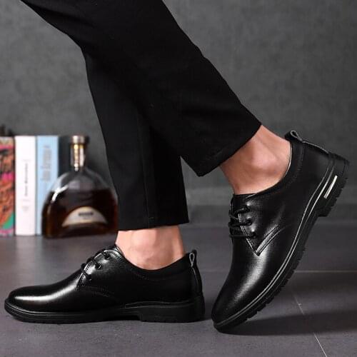 Masculino leather new casual fashion comfortable hombre leisure men cuero hot 2020 spring zapatos casuales mens flat breathable