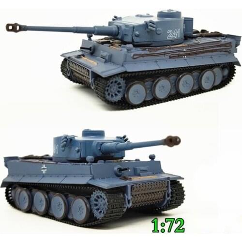 1/72 PVC Die-casting Tank Model World War II German Army Sd.Kfz. 181 Tiger Type Early Stage Military Weapon Display Collection