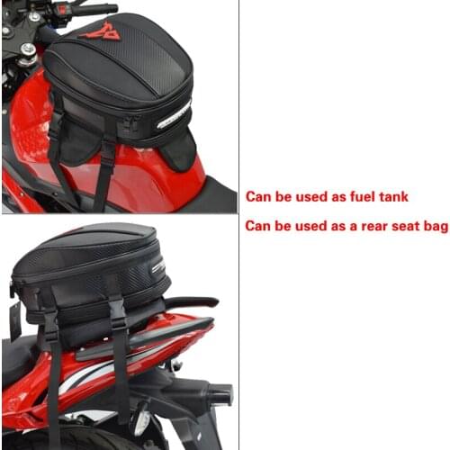 Motorcycle Travel Tail Back Seat Bag Motorbike Scooter Sport Luggage Rear Seat Rider Bag Seat Back Saddle Bag