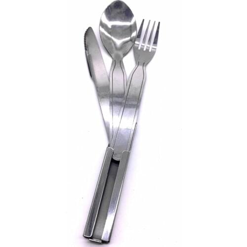 EDC Outdoor Tableware Set Multifunctional Tableware Portable Pocket Camping Tableware Spoon Knife And Fork Bottle Opener Travel
