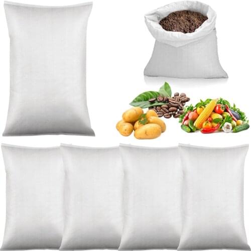 Non-woven White Plastic Woven Bag Replaceable Washable Bags Elasticity Collector Bag Thick Things Maximum Payload Of 30 Kg/bag