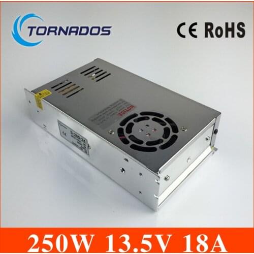Single Output Switching power supply power suply unit 240W 13.5V 18A ac to dc power supply ac dc converter S-250-13.5