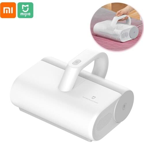 2020 Xiaomi Mijia Mite Removal Vacuum Cleaner Handheld 50℃ hot air UV-C Mite Removal multi-effect filtration12kPa high suction