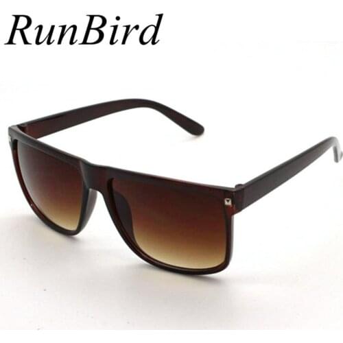 The Lowest Price! Big Square Frame Flat Top Top New Fashion Sunglasses Women Men Retro Sun Glasses Gafas Oculos De Sol R064